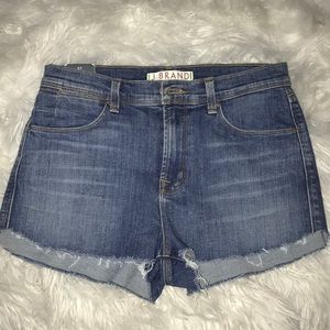 J Brand LuLu High Rise Cut-Off Jean Shorts. Size27